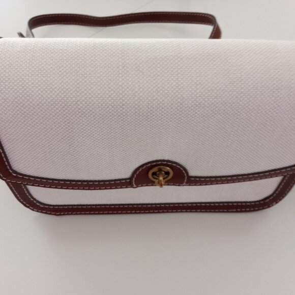 Fossil Ainsley Genuine Leather MultiNeutral Flap Crossbody Bag - Picture 5 of 10